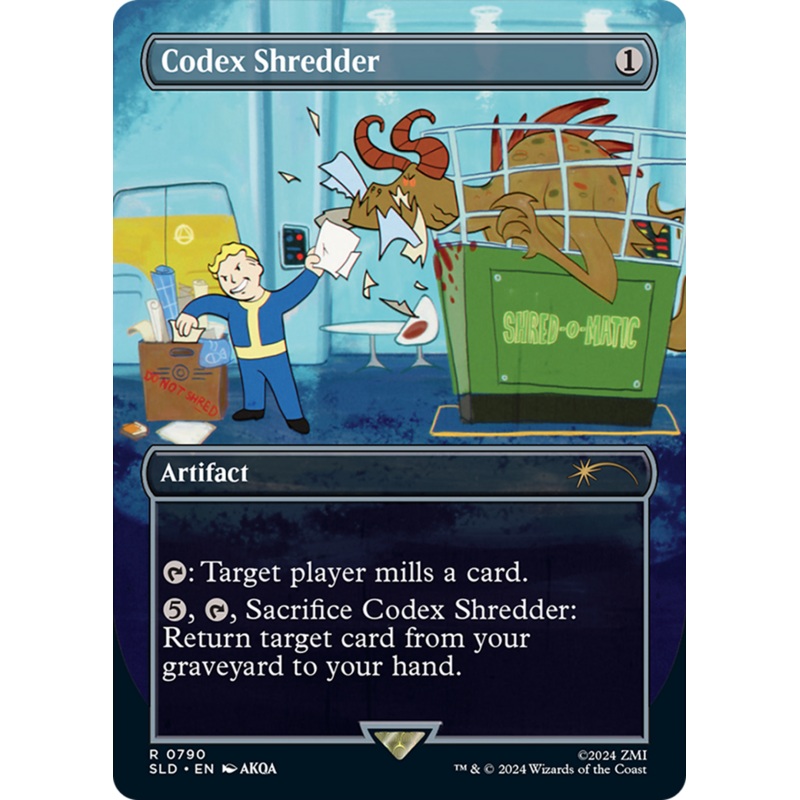 Codex Shredder (Rainbow Foil) [Secret Lair Drop Series]