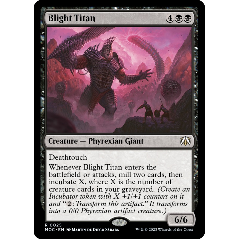 Blight Titan [March of the Machine Commander]