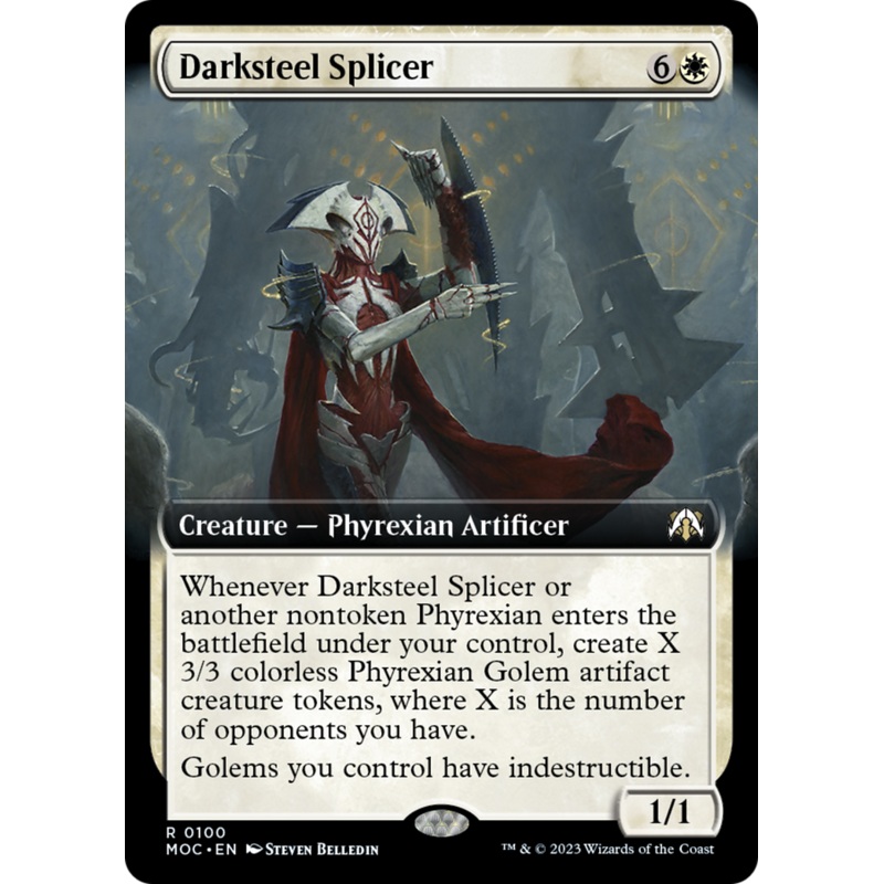 Darksteel Splicer (Extended Art) [March of the Machine Commander]