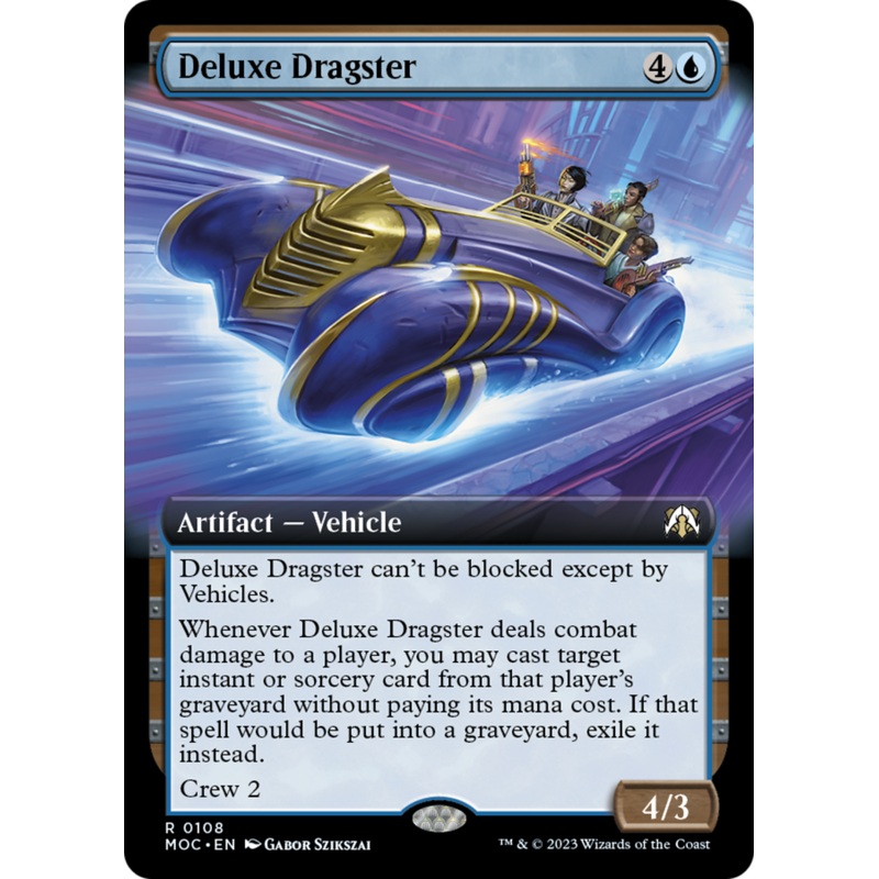 Deluxe Dragster (Extended Art) [March of the Machine Commander]