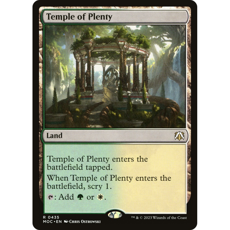 Temple of Plenty [March of the Machine Commander]