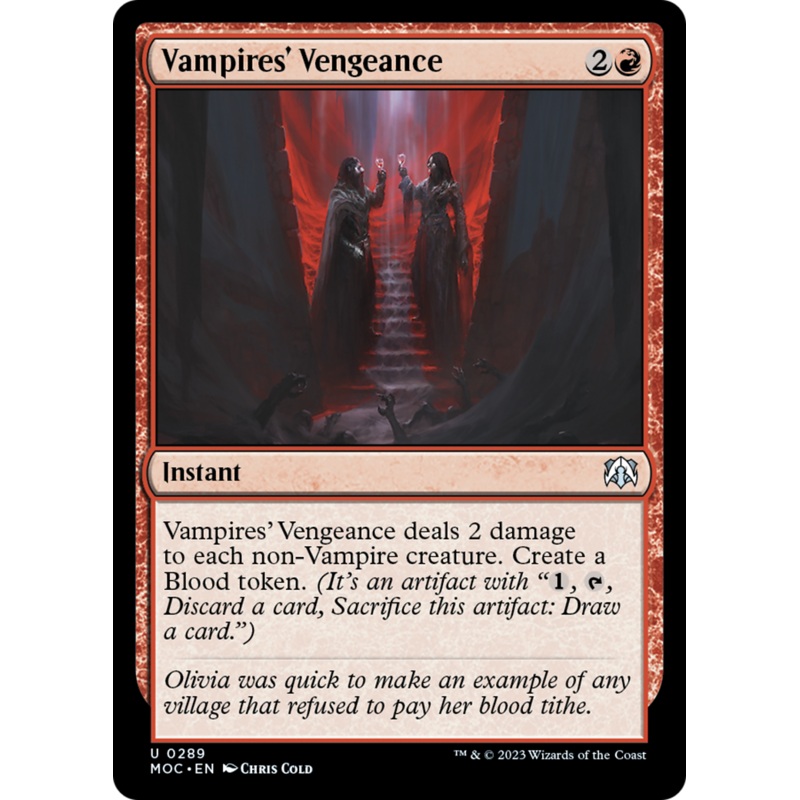 Vampires' Vengeance [March of the Machine Commander]