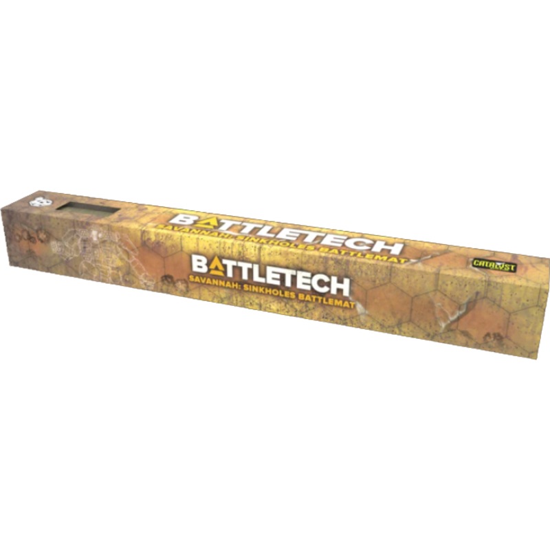 BattleTech: Battle Mat - Savannahs Sinkholes/Mountain Lake