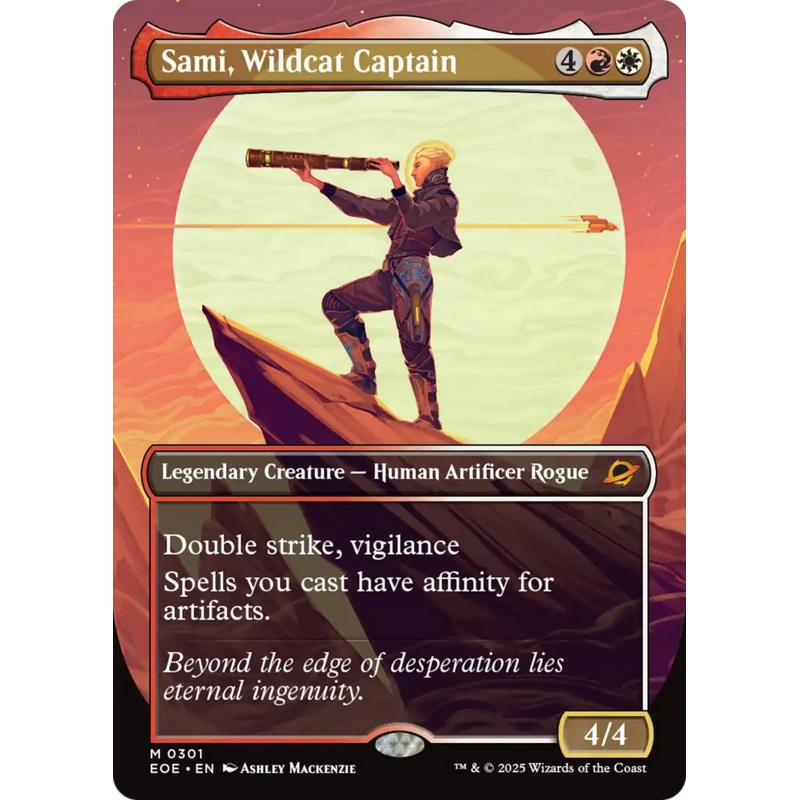 Sami, Wildcat Captain (Borderless) [Edge of Eternities]