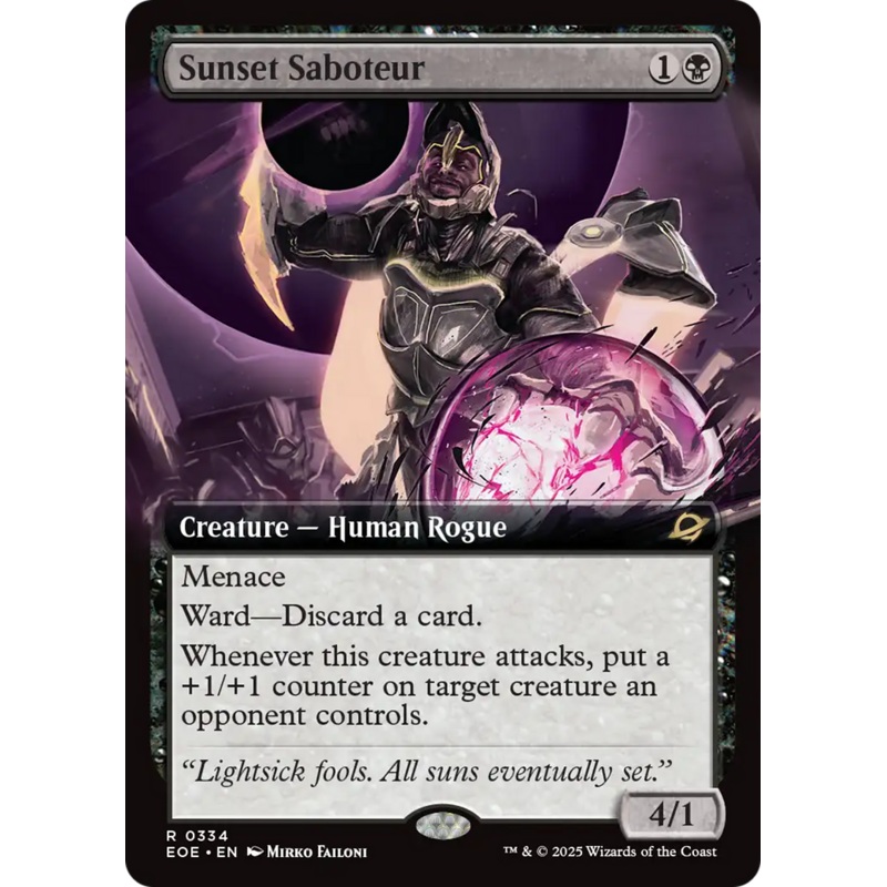 Sunset Saboteur (Extended Art) [Edge of Eternities]