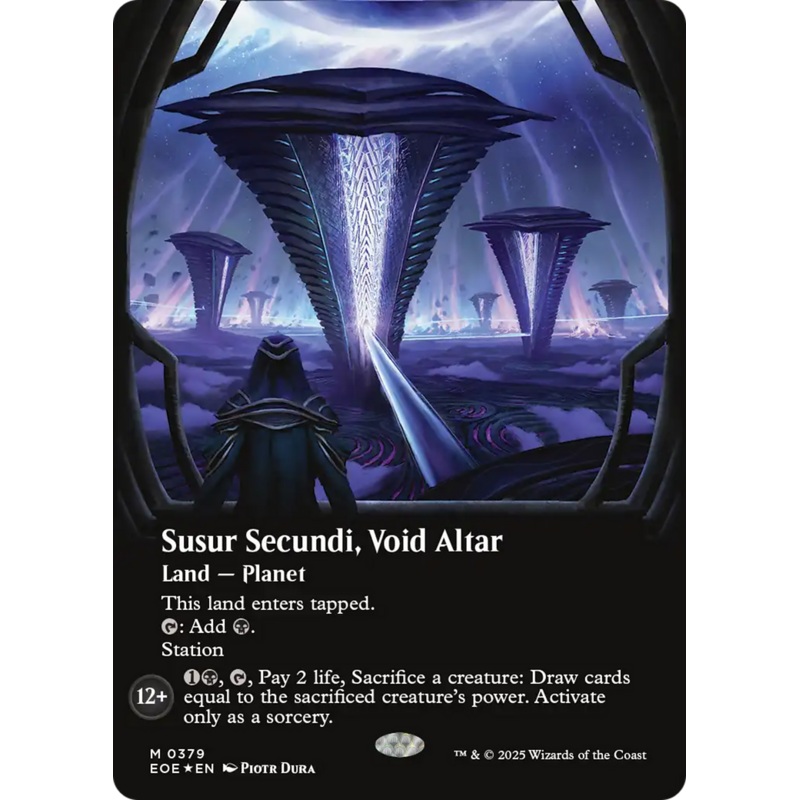 Susur Secundi, Void Altar (Borderless) (Galaxy Foil) [Edge of Eternities]