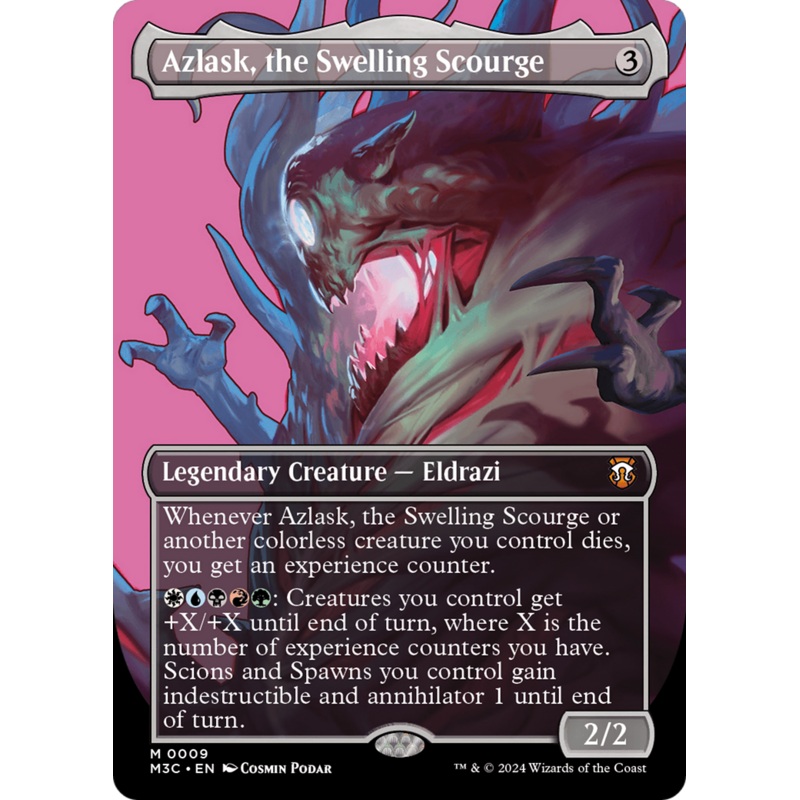 Azlask, the Swelling Scourge (Borderless) [Modern Horizons 3 Commander]