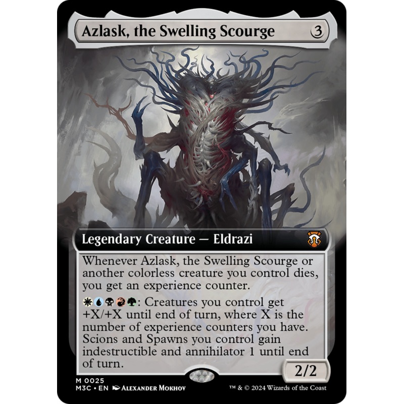 Azlask, the Swelling Scourge (Extended Art) [Modern Horizons 3 Commander]