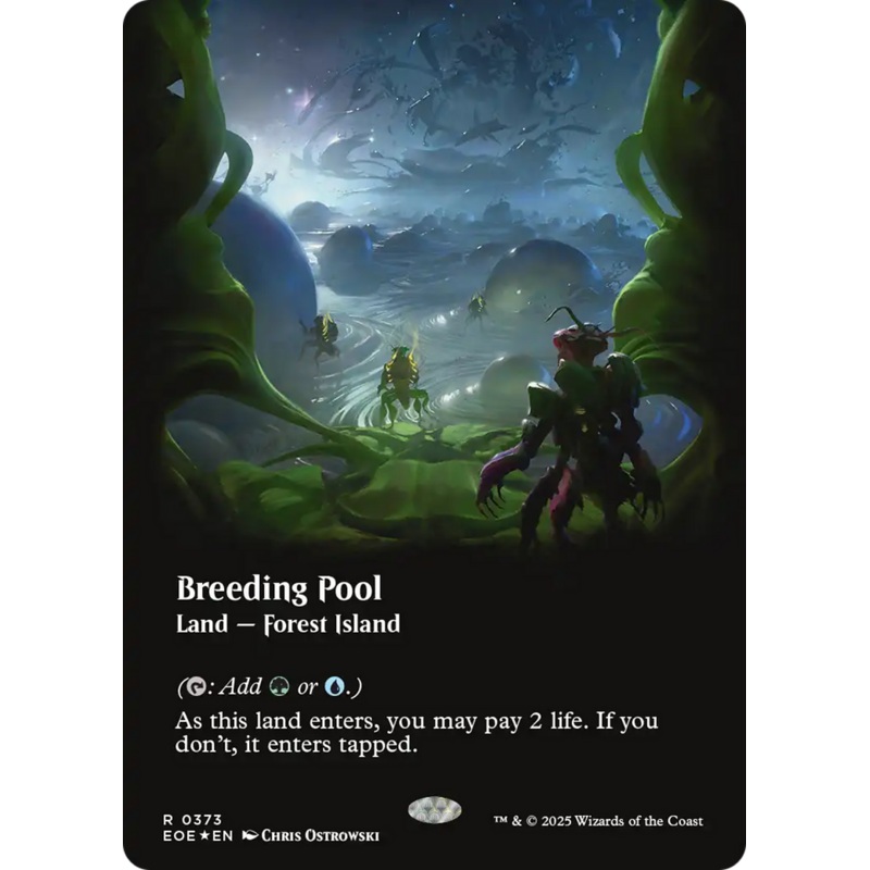 Breeding Pool (Borderless) (Galaxy Foil) [Edge of Eternities]