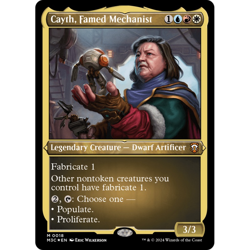 Cayth, Famed Mechanist (Foil Etched) [Modern Horizons 3 Commander]