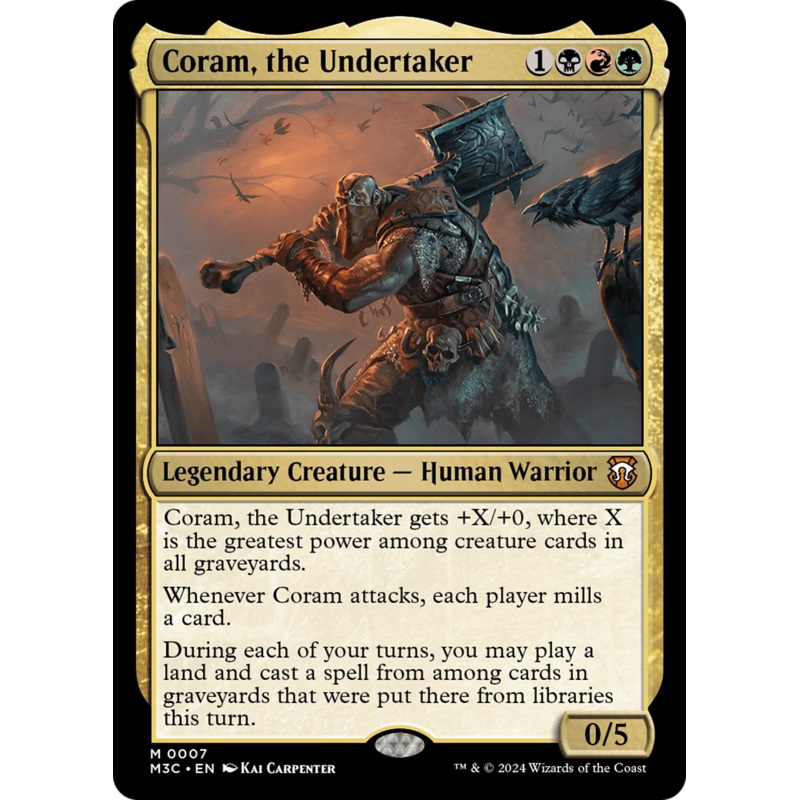 Coram, the Undertaker [Modern Horizons 3 Commander]