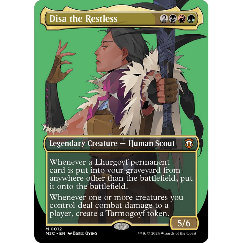 Disa the Restless (Borderless) [Modern Horizons 3 Commander]