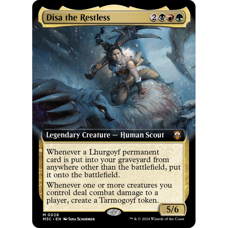 Disa the Restless (Extended Art) [Modern Horizons 3 Commander]