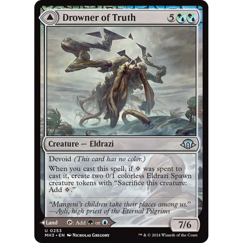 Drowner of Truth // Drowned Jungle [Modern Horizons 3]