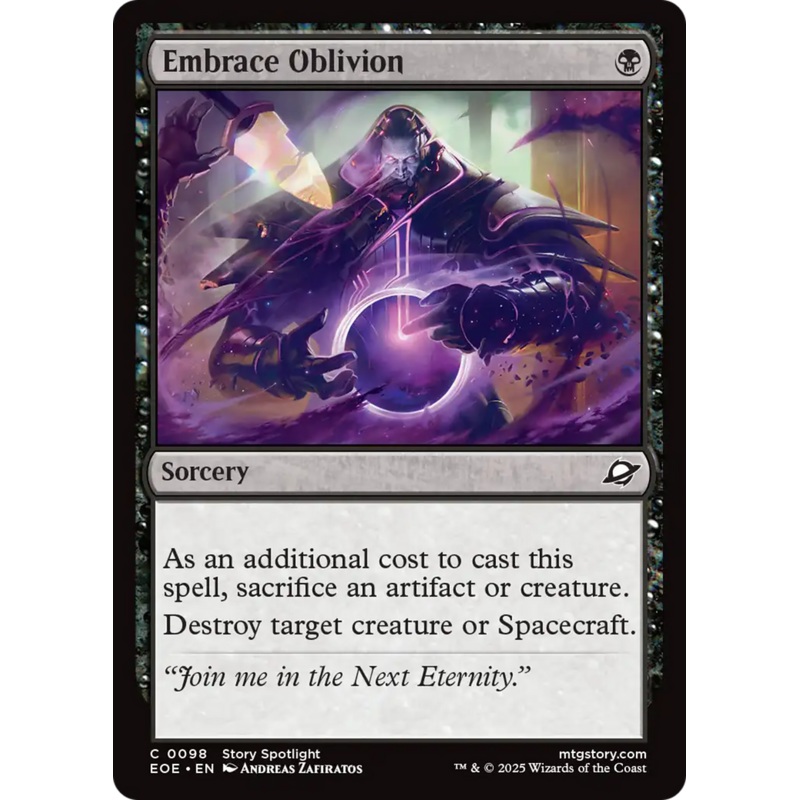 Embrace Oblivion [Edge of Eternities]