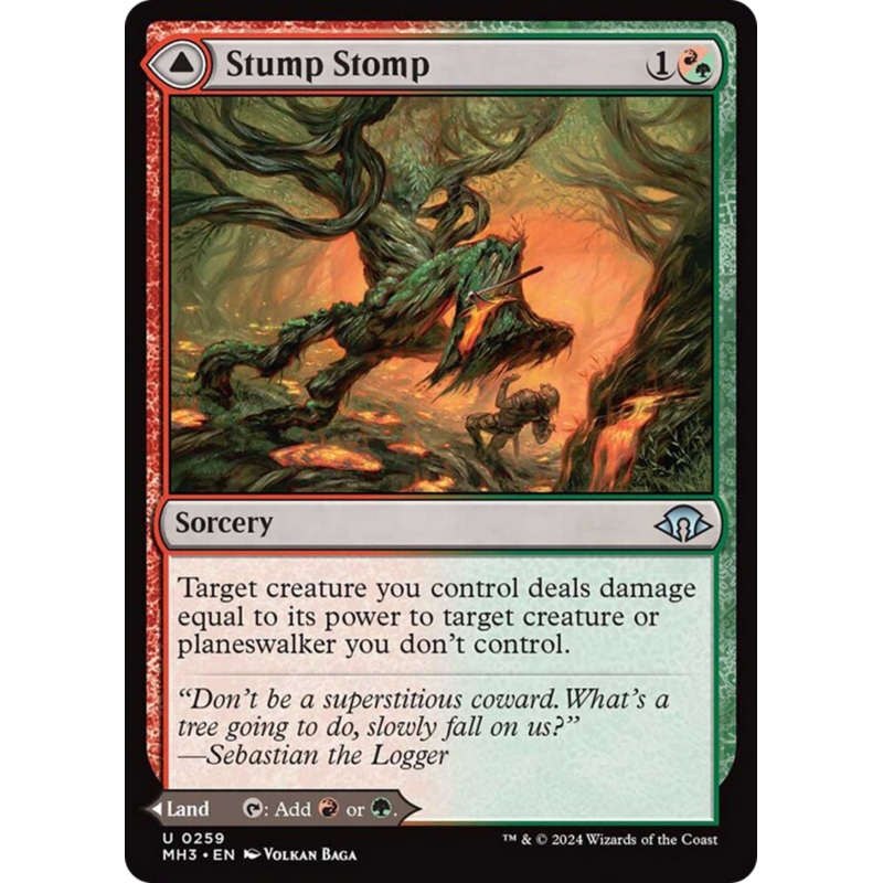 Stump Stomp // Burnwillow Clearing [Modern Horizons 3]