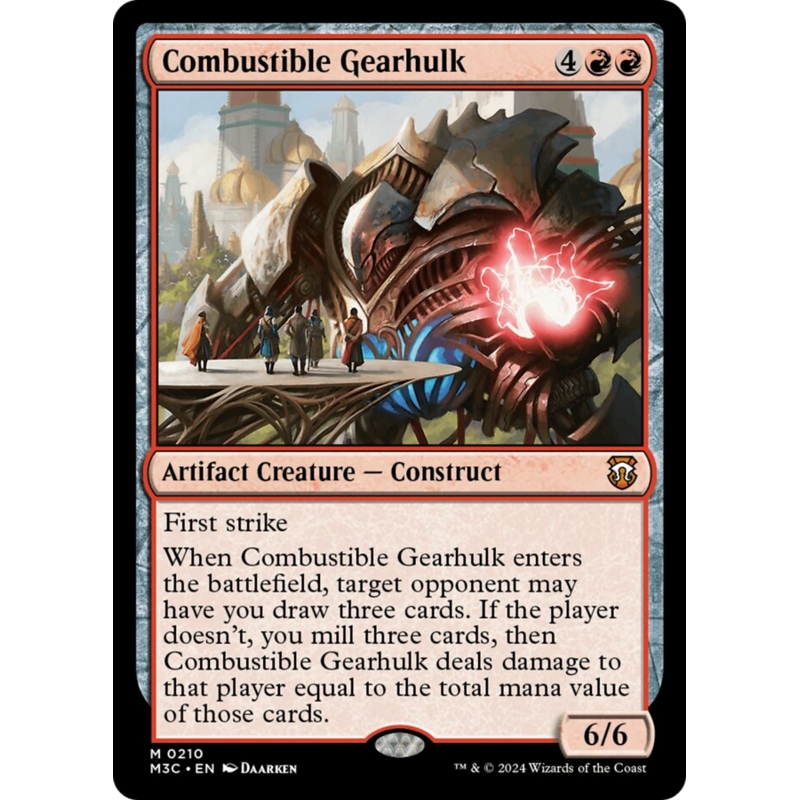 Combustible Gearhulk [Modern Horizons 3 Commander]