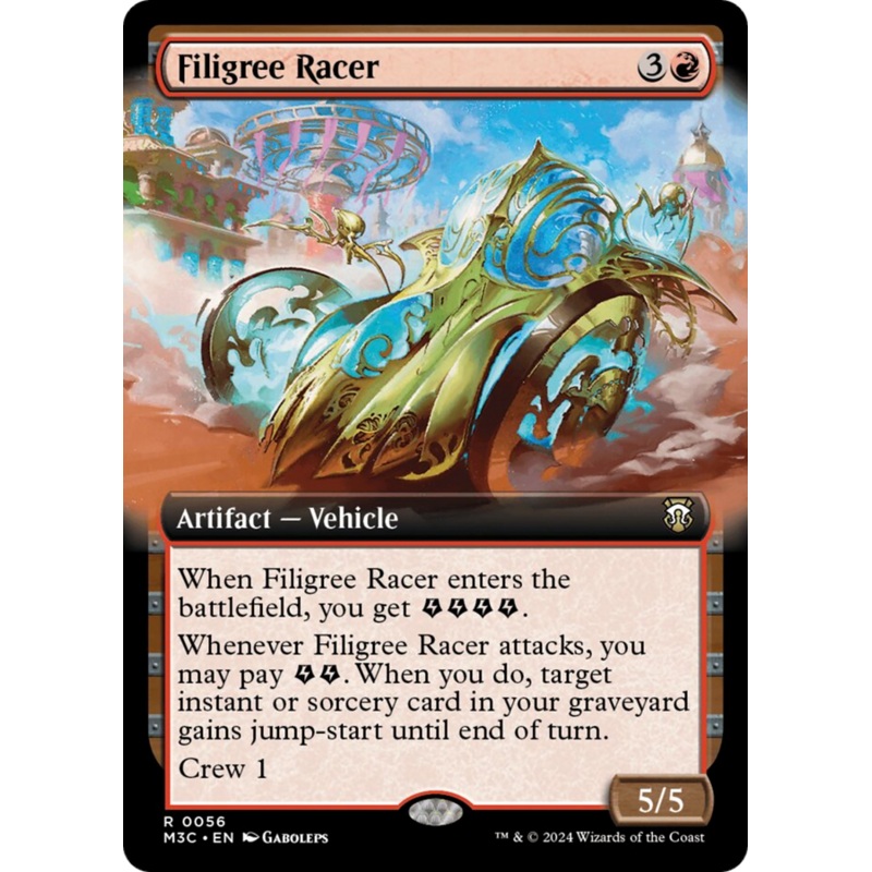Filigree Racer (Extended Art) [Modern Horizons 3 Commander]