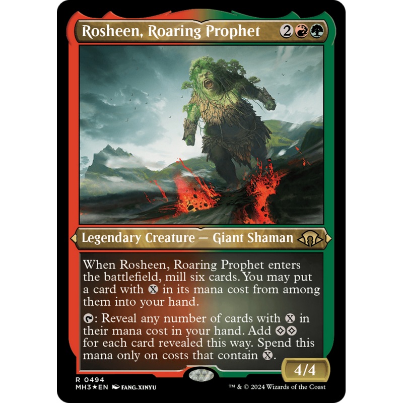 Rosheen, Roaring Prophet (Foil Etched) [Modern Horizons 3]