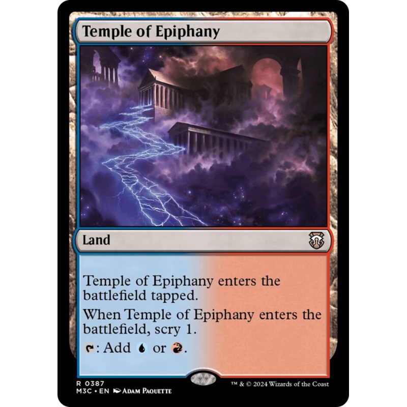 Temple of Epiphany [Modern Horizons 3 Commander]