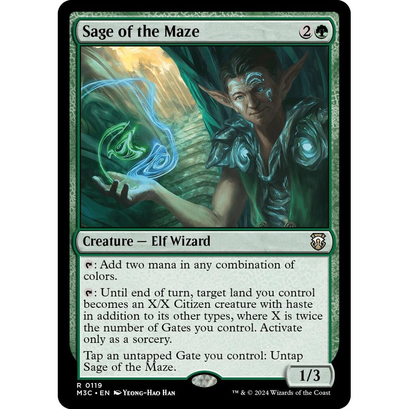 Sage of the Maze [Modern Horizons 3 Commander]