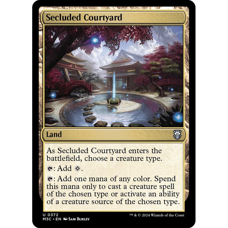 Secluded Courtyard [Modern Horizons 3 Commander]