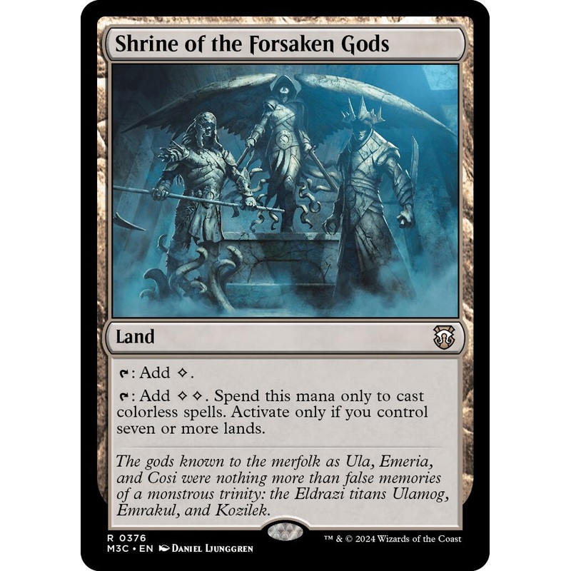 Shrine of the Forsaken Gods [Modern Horizons 3 Commander]