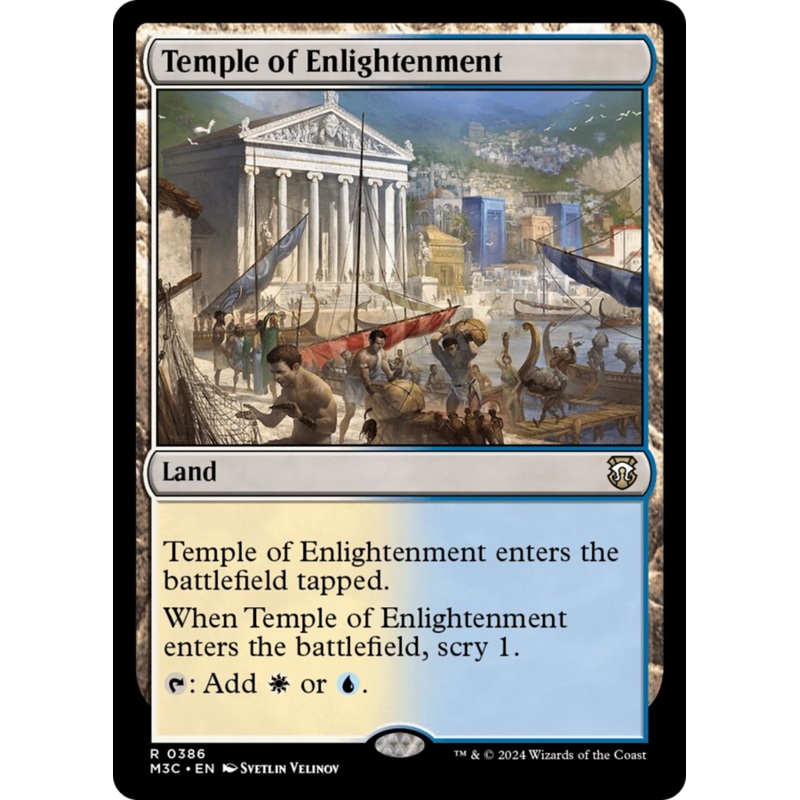 Temple of Enlightenment (Ripple Foil) [Modern Horizons 3 Commander]