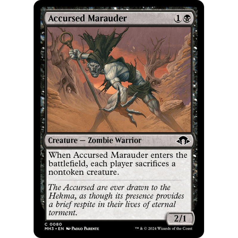 Accursed Marauder [Modern Horizons 3]