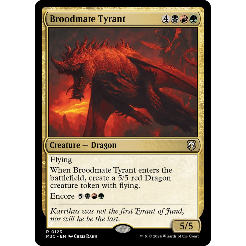 Broodmate Tyrant [Modern Horizons 3 Commander]