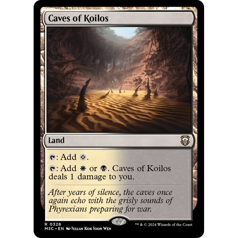Caves of Koilos (Ripple Foil) [Modern Horizons 3 Commander]