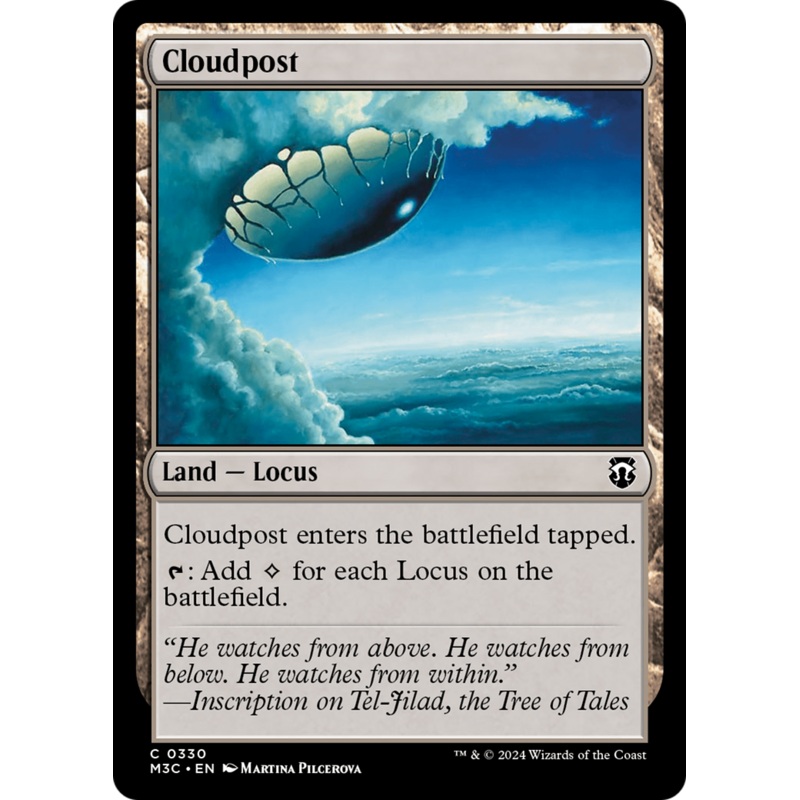 Cloudpost (Ripple Foil) [Modern Horizons 3 Commander]