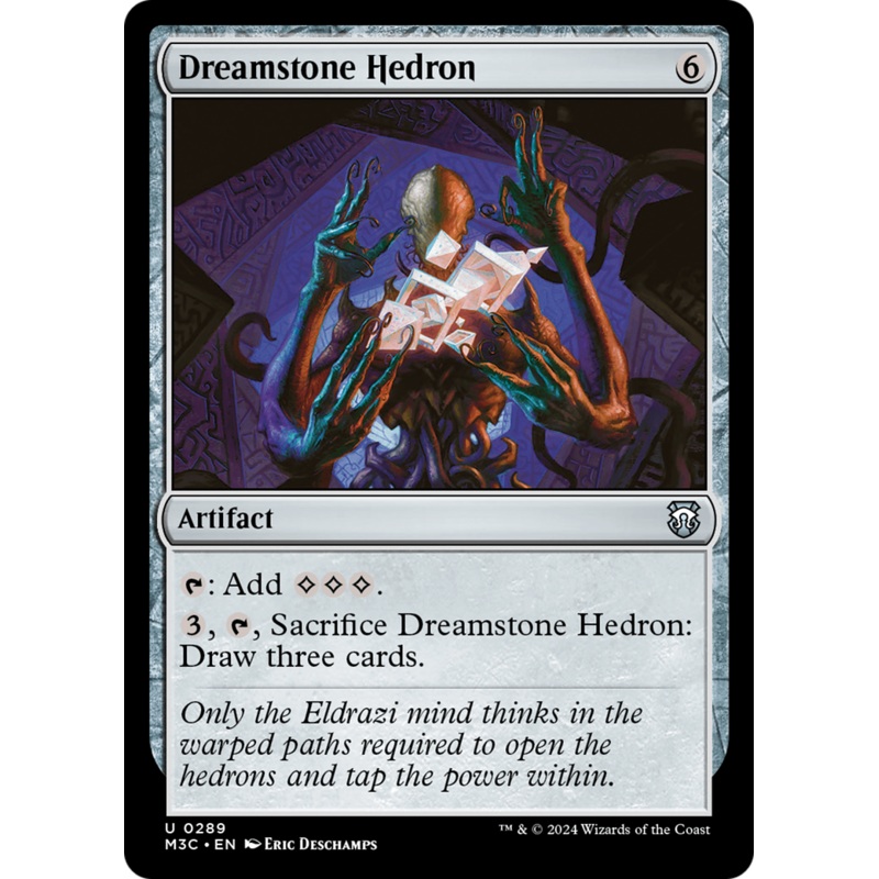 Dreamstone Hedron (Ripple Foil) [Modern Horizons 3 Commander]