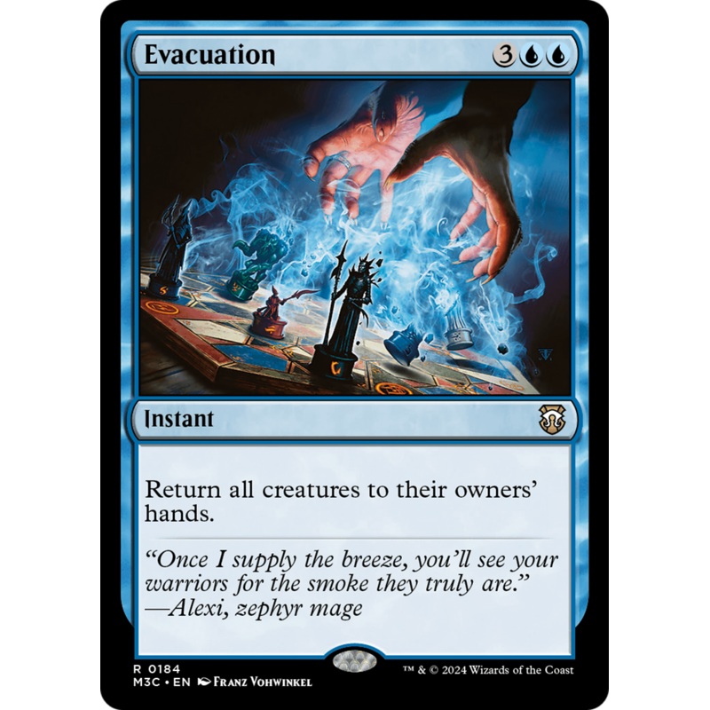 Evacuation (Ripple Foil) [Modern Horizons 3 Commander]