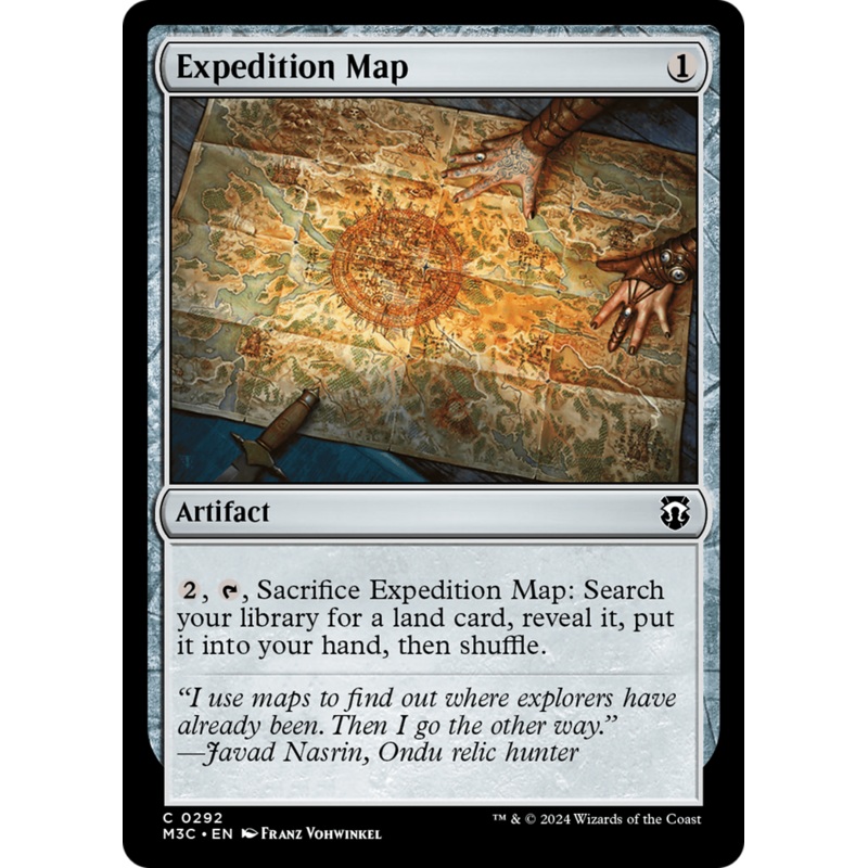 Expedition Map (Ripple Foil) [Modern Horizons 3 Commander]