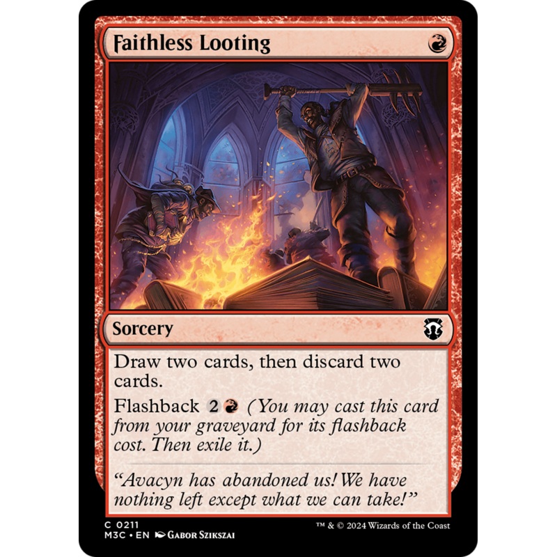 Faithless Looting [Modern Horizons 3 Commander]