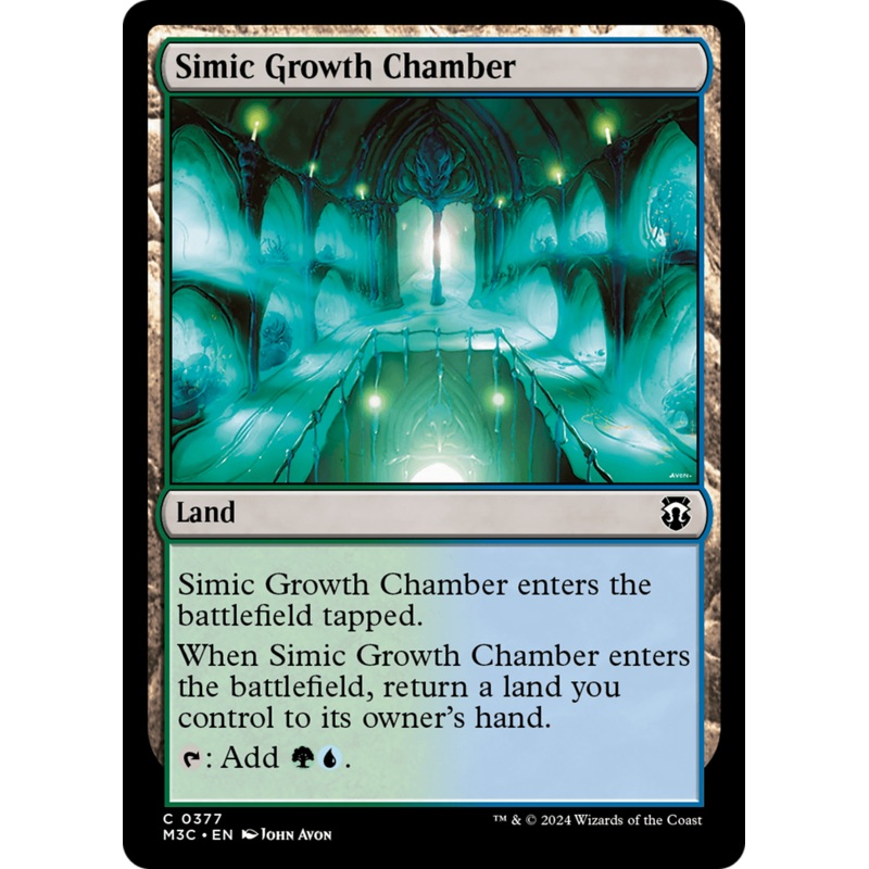 Simic Growth Chamber (Ripple Foil) [Modern Horizons 3 Commander]