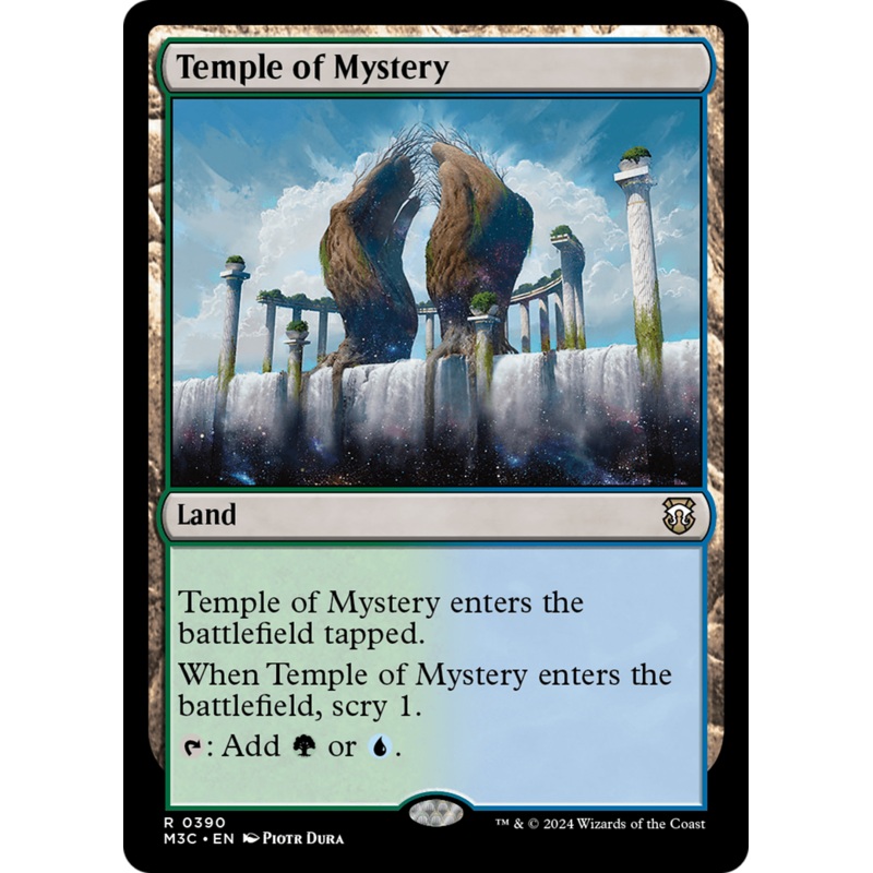 Temple of Mystery (Ripple Foil) [Modern Horizons 3 Commander]
