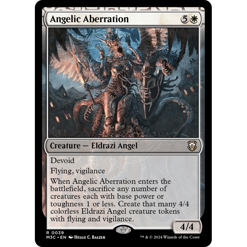 Angelic Aberration (Ripple Foil) [Modern Horizons 3 Commander]