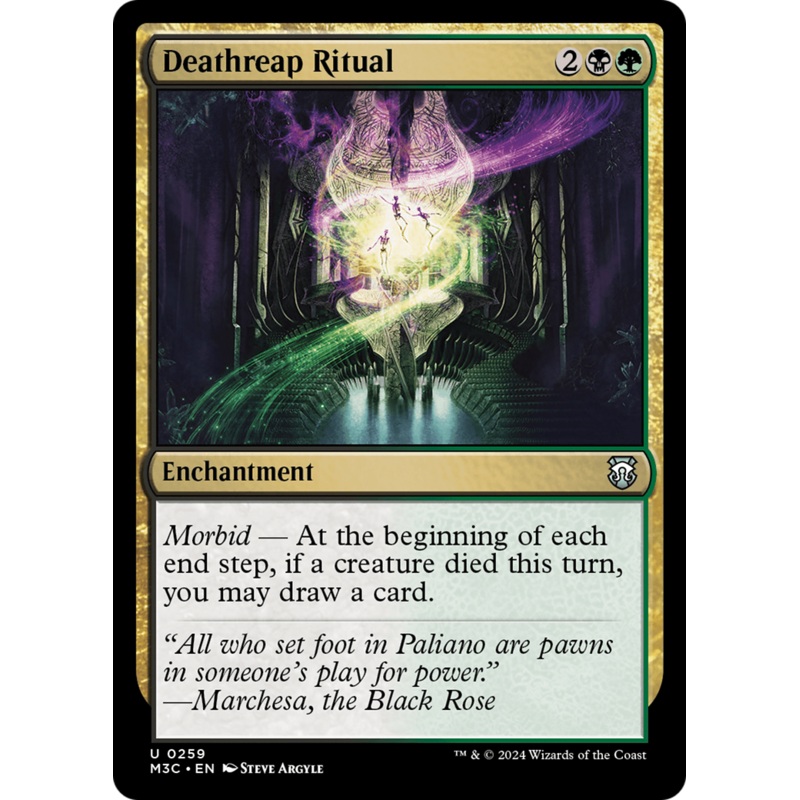 Deathreap Ritual (Ripple Foil) [Modern Horizons 3 Commander]