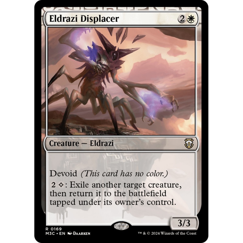 Eldrazi Displacer (Ripple Foil) [Modern Horizons 3 Commander]