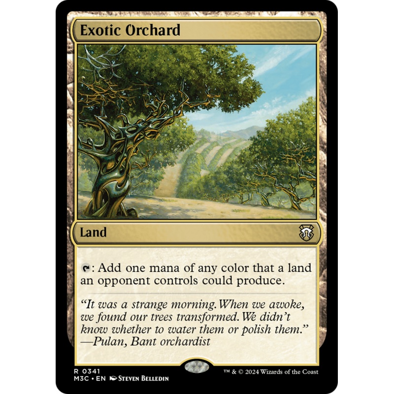 Exotic Orchard (Ripple Foil) [Modern Horizons 3 Commander]