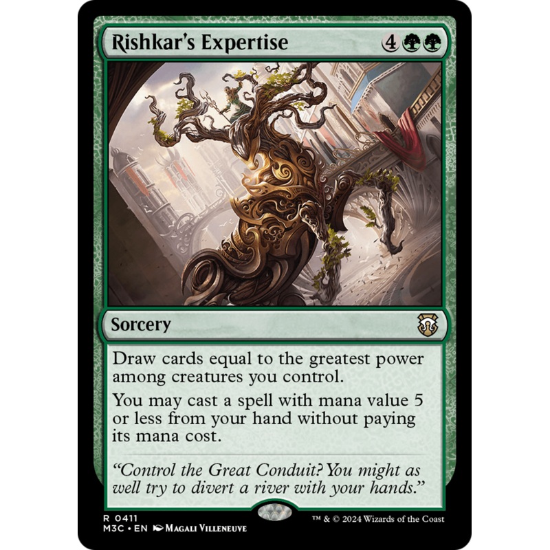 Rishkar's Expertise (Ripple Foil) [Modern Horizons 3 Commander]