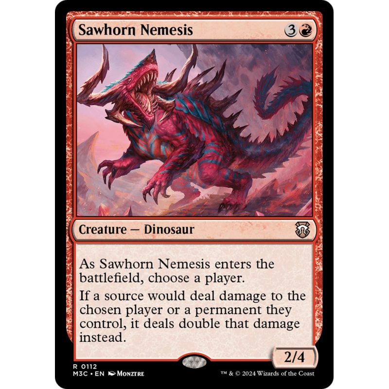Sawhorn Nemesis [Modern Horizons 3 Commander]