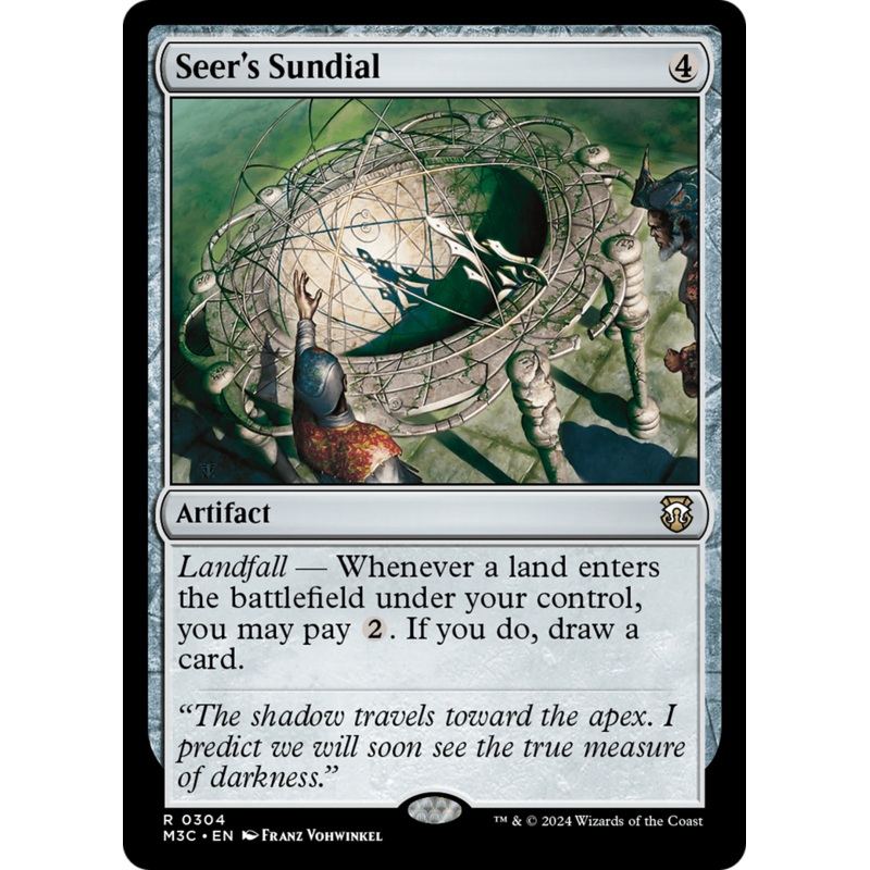 Seer's Sundial (Ripple Foil) [Modern Horizons 3 Commander]