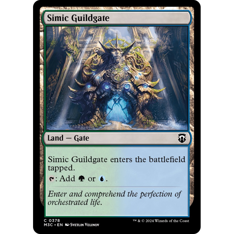 Simic Guildgate (Ripple Foil) [Modern Horizons 3 Commander]