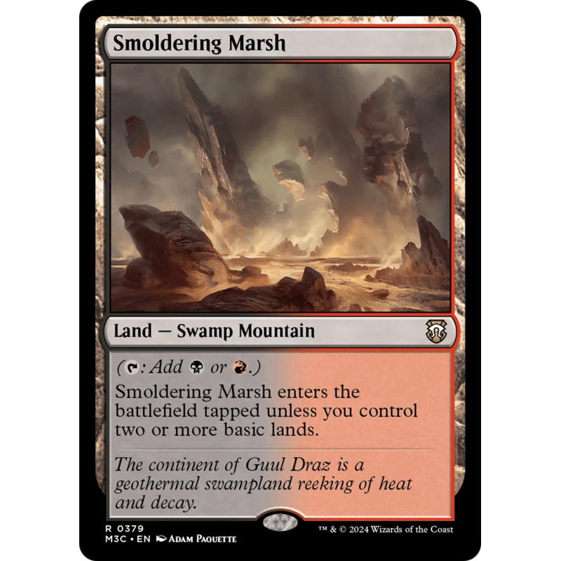 Smoldering Marsh [Modern Horizons 3 Commander]