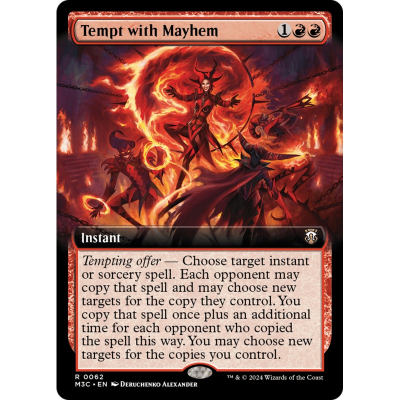 Tempt with Mayhem (Extended Art) [Modern Horizons 3 Commander]