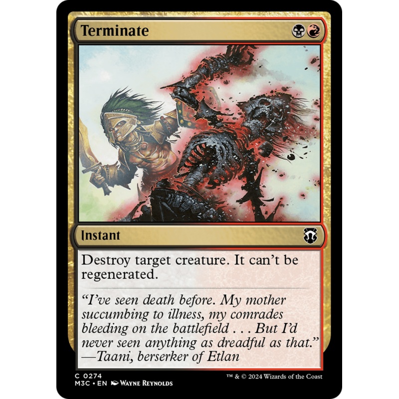 Terminate (Ripple Foil) [Modern Horizons 3 Commander]