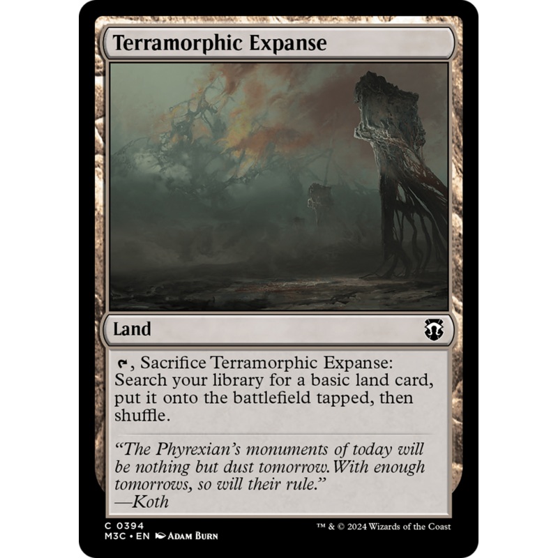 Terramorphic Expanse (Ripple Foil) [Modern Horizons 3 Commander]